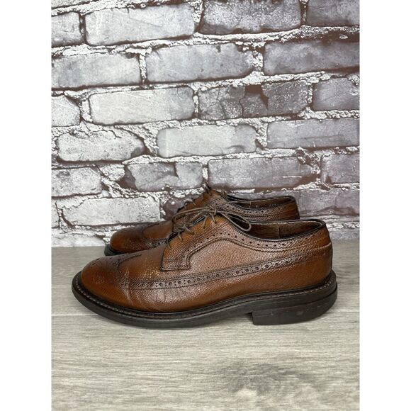 O\'Sullivan Wingtip Brogue Brown Leather Oxfords Dress Shoes Men’s Sz 6D US/39EU main image 12